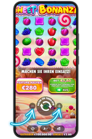 Einsatz Auswahl Sweet Bonanza Spielen