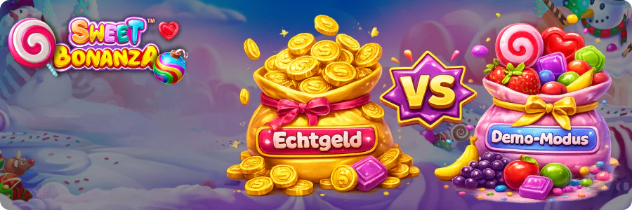 Sweet Bonanza Echtgeld Demo Modus Vergleich Sweet